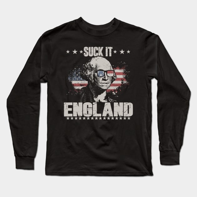 Suck It England Long Sleeve T-Shirt by Etopix